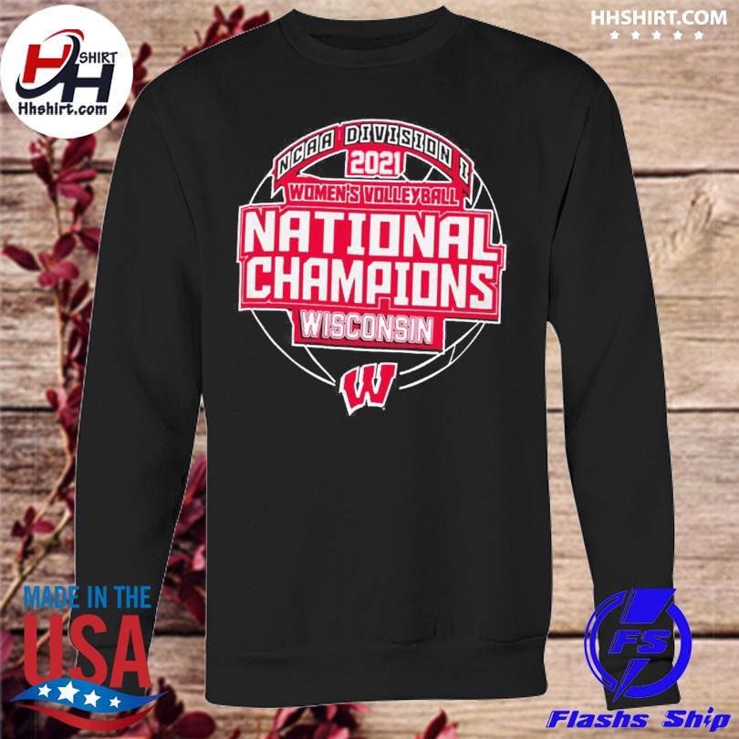 Official Wisconsin Volleyball B1G Volleyball Championship 2021 Women's shirt,  hoodie, sweater, long sleeve and tank top