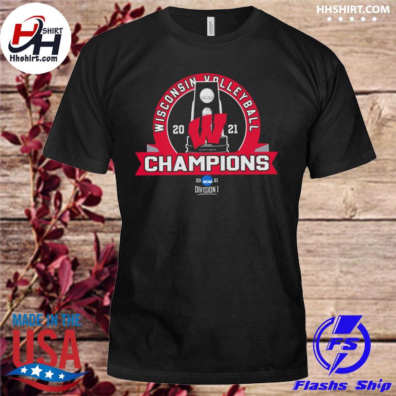 Wisconsin Volleyball Skyline 2021 NCAA Division 1 Womens Volleyball  Championship T-Shirt - REVER LAVIE