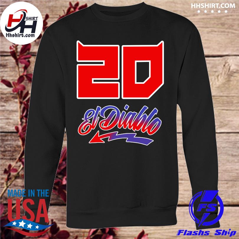 Official Fabio Quartararo 20 El Diablo Logo Shirt, hoodie, longsleeve tee,  sweater