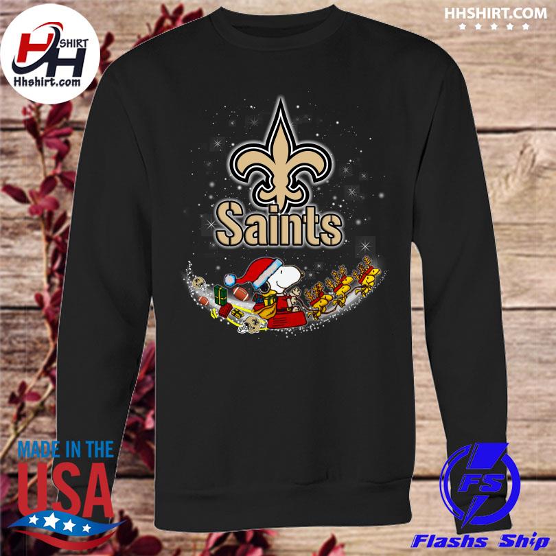 Snoopy New Orleans Saints Christmas shirt, hoodie, sweater, long