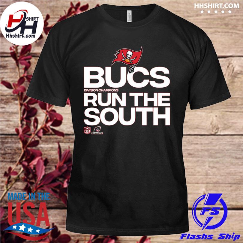 Official Tampa bay buccaneers 2021 nfc south division champions trophy shirt