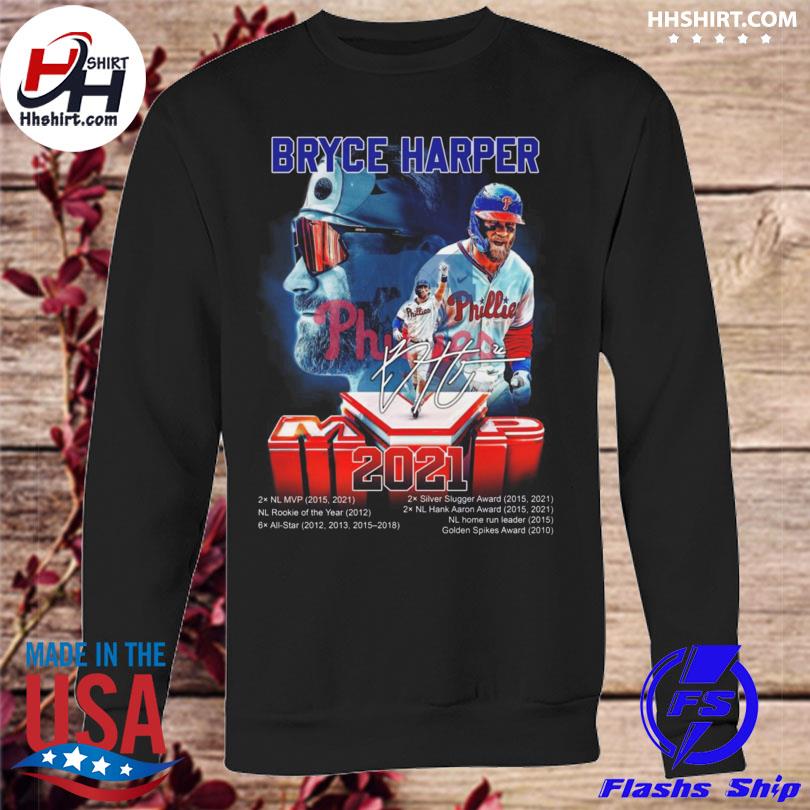 Philadelphia Phillies Bryce Harper 2021 signature shirt, hoodie