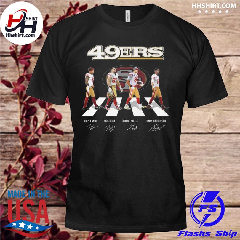 San Francisco 49ers Abbey Road signatures shirt, hoodie