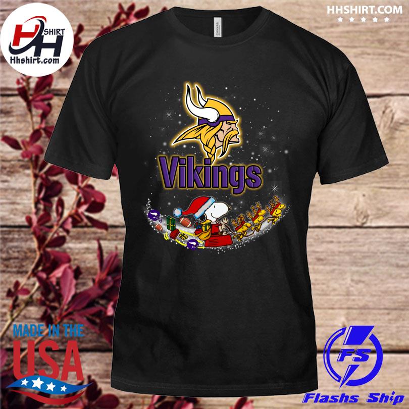 Christmas Snoopy Minnesota Vikings Shirt, hoodie, sweater and long