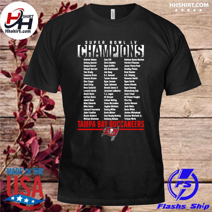 Super Bowl LV Tampa Bay Buccaneers Champions 2021 Shirt - Trends