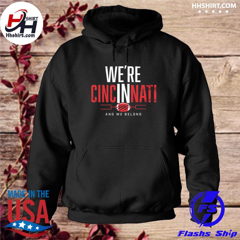 Cincinnati football playoff shirt, hoodie, sweater, long sleeve