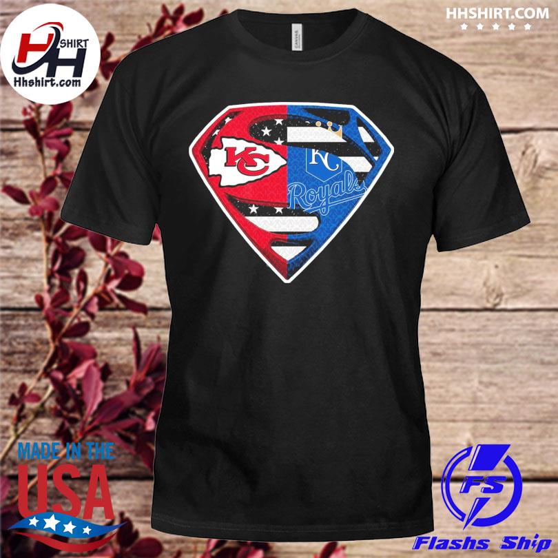 Funny 2022 Superman Kansas City Chiefs vs Kansas City Royals shirt, hoodie,  sweater, long sleeve and tank top