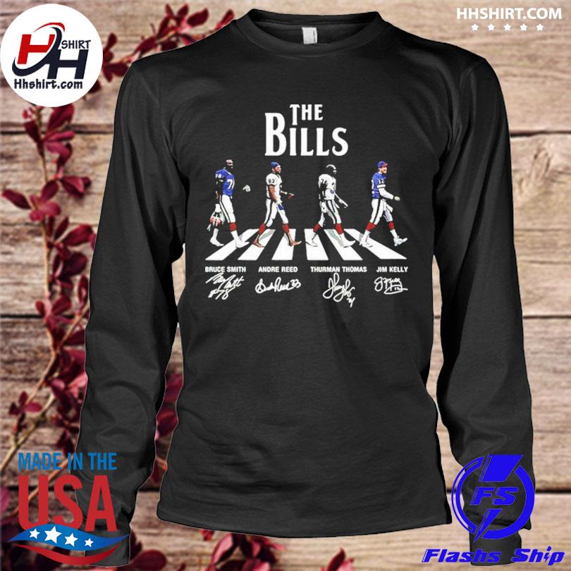 The Bills name players abbey road signatures t shirt, hoodie