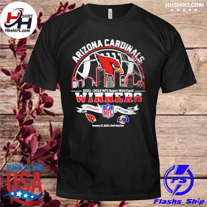 Arizona Cardinals Winners Champions 2021 2022 NFC Super Wild Card T-Shirt