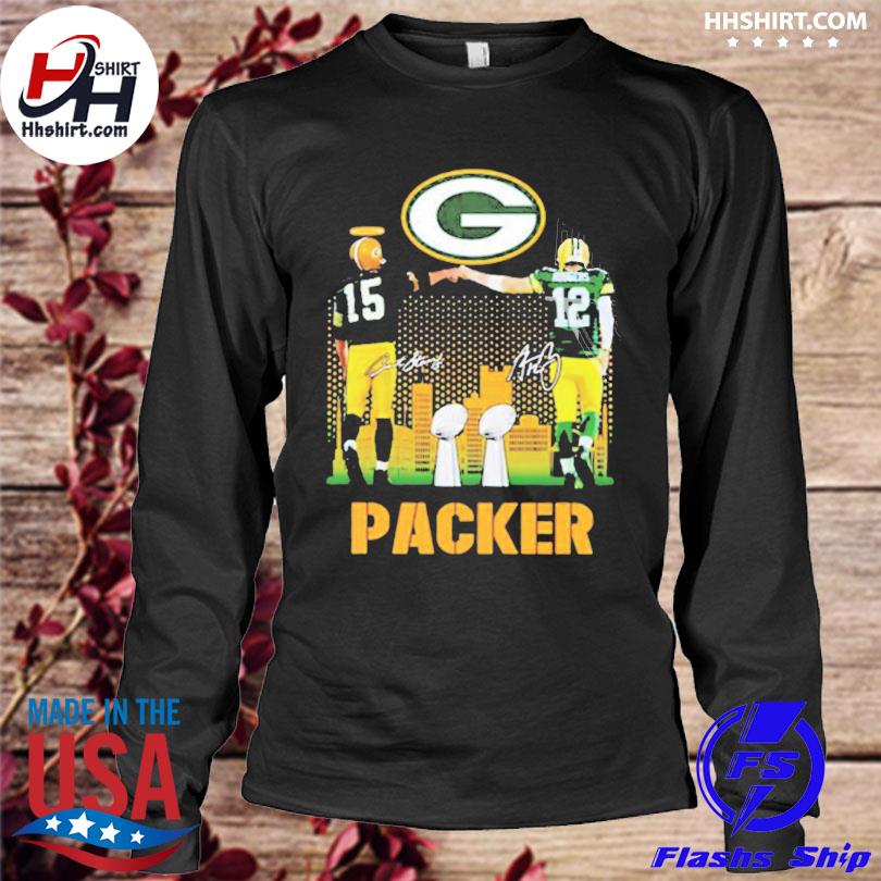 Aaron Rodgers Green Bay Packers signature retro shirt, hoodie, sweater,  long sleeve and tank top