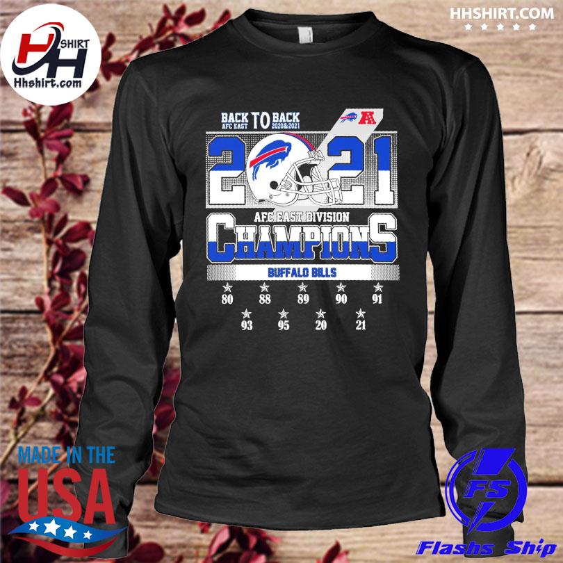 Buffalo Bills AFC East Division Champions 2021 Royal T-Shirt