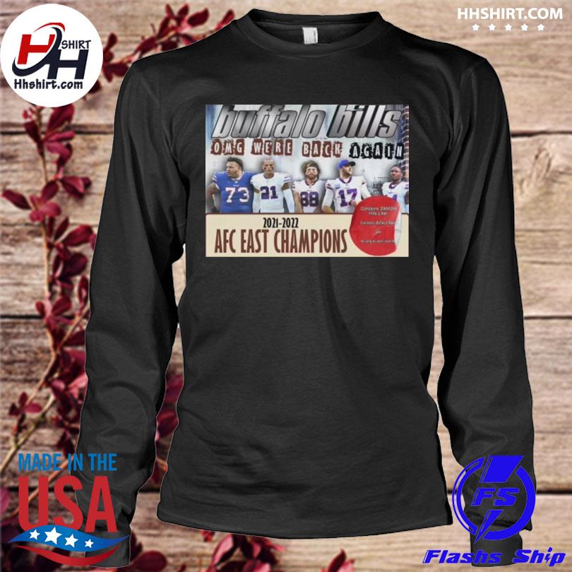 Buffalo Bills back to back 2022 AFC East Champions shirt, hoodie