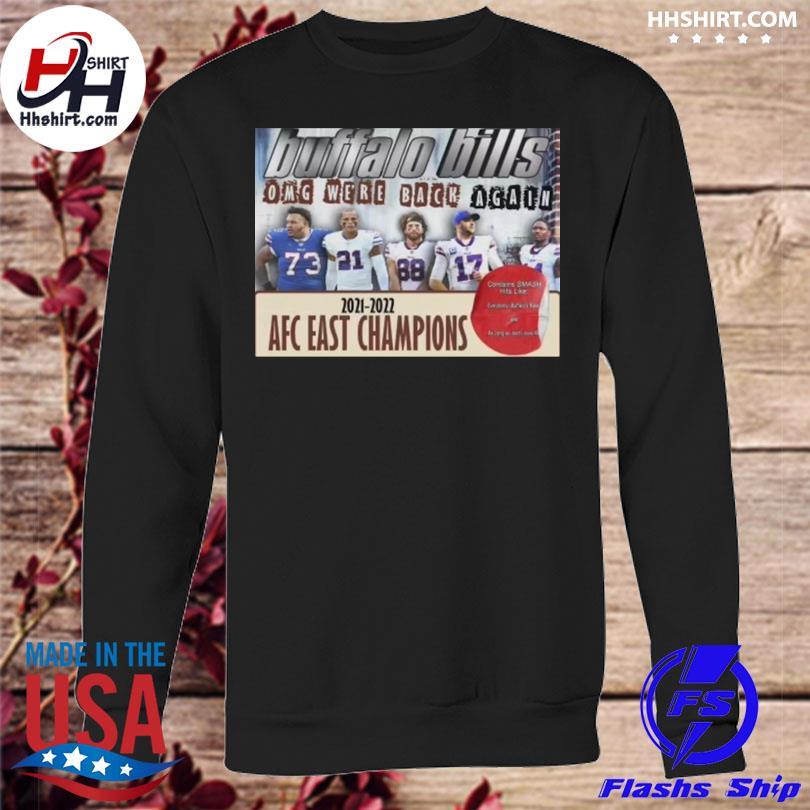 Buffalo Bills 2021 2022 AFC east champions shirt, hoodie, sweater