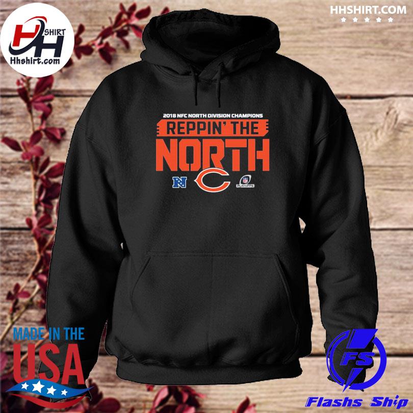 Chicago Bears 2018 Nfc North Division Champions Reppin The North Shirt,  hoodie, sweater, long sleeve and tank top