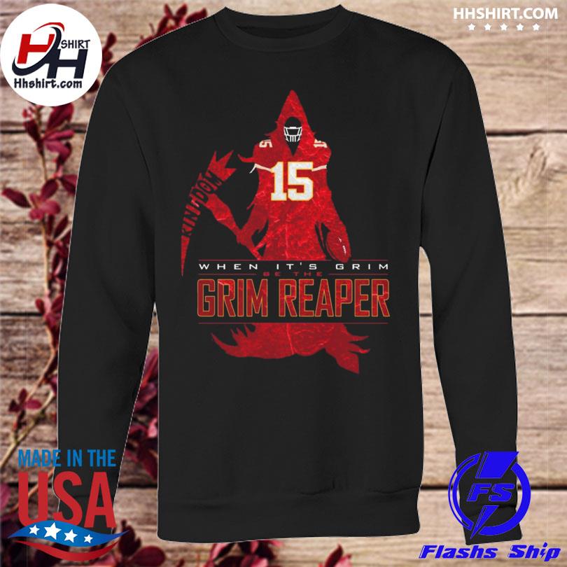 Best When it's grim be the grim reaper Kansas City Chiefs shirt, hoodie,  sweater, long sleeve and tank top