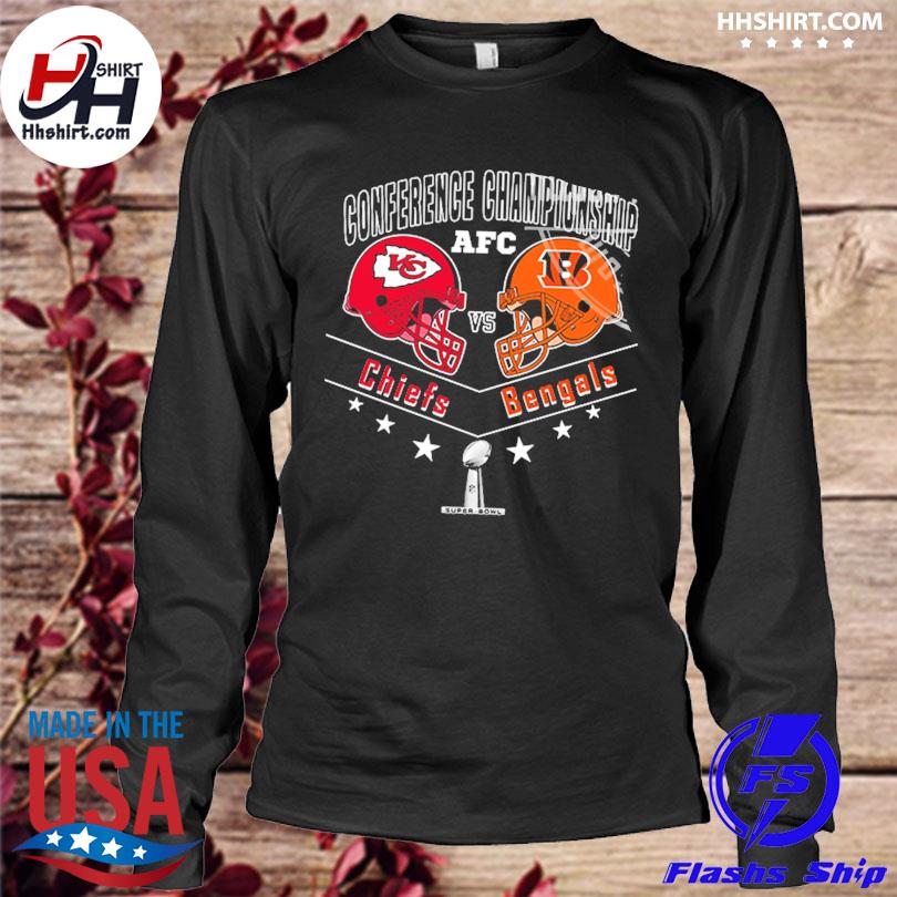 Official Bengals vs Chiefs 2022 afc conference championship super bowl shirt,  hoodie, sweater, long sleeve and tank top