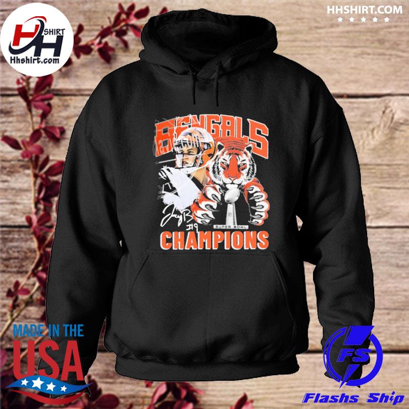 Cincinnati Bengals 9 Joe Burrow Super Bowl Champions T Shirt