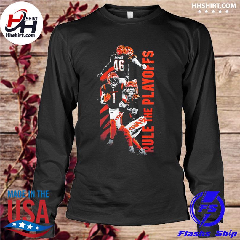 Cincinnati Bengals Rule The Playoffs 2022 Divisional Round Champions Unisex  T-Shirt - REVER LAVIE