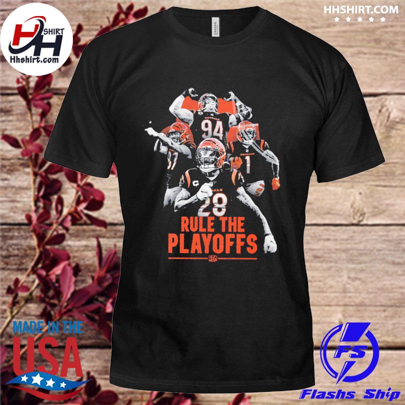 Cincinnati Bengals Rule The Playoffs Shirt, hoodie, sweater, long sleeve  and tank top