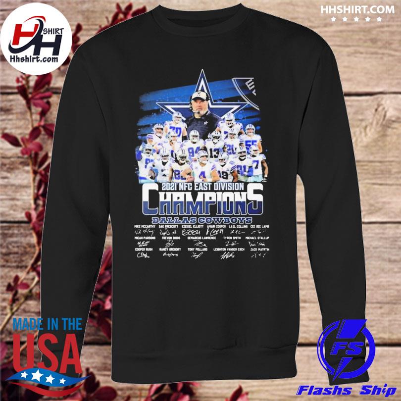 Dallas Cowboys Team 2021 Signature NFC East Champions Unisex T-Shirt,  hoodie, sweater, long sleeve and tank top