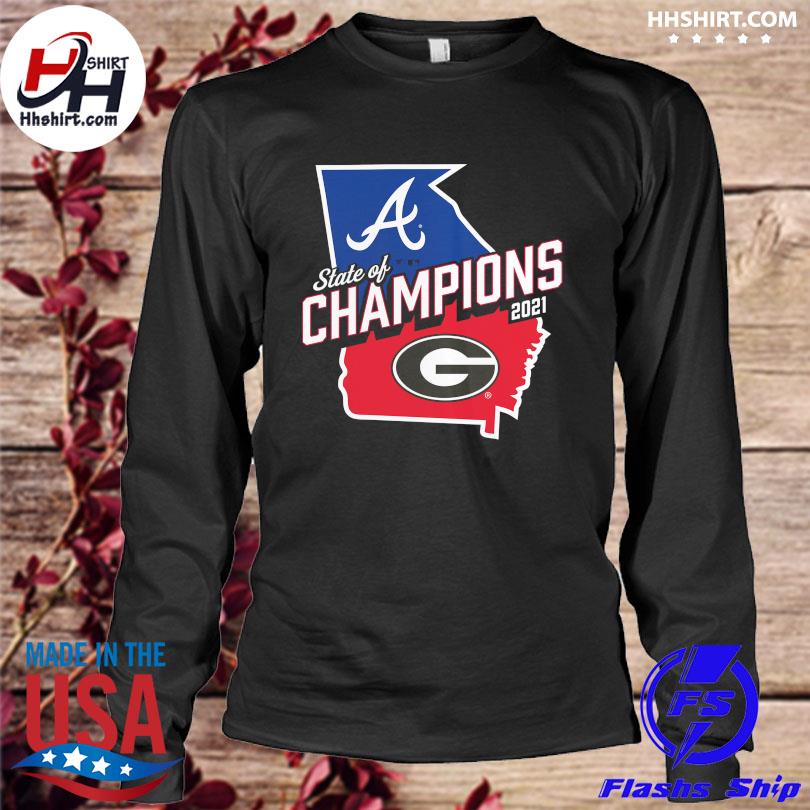 State of Champions 2021 Georgia And Braves T-Shirt, hoodie, sweater, ladies  v-neck and tank top