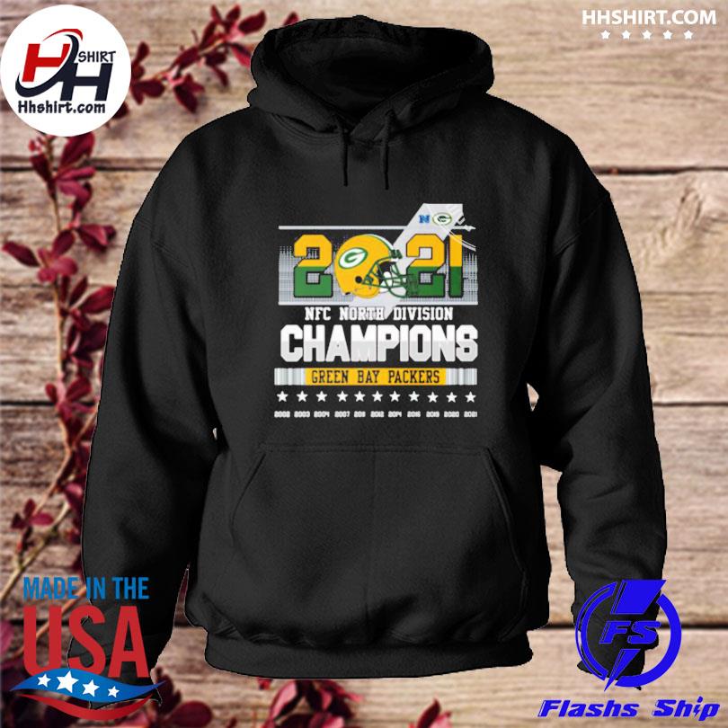 2021 - 2022 Nfc North Green Bay Packer Champions Hoodie, T-shirts