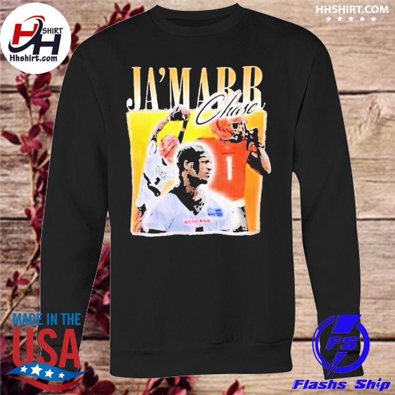 Ja'marr chase throwback new shirt, hoodie, longsleeve tee, sweater