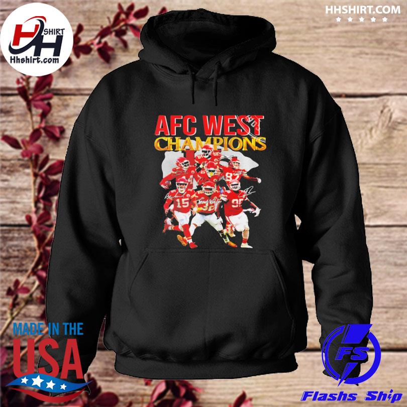 State Kansas City Chiefs 2022 AFC West Division Champions Signatures Shirt,  hoodie, sweater, long sleeve and tank top