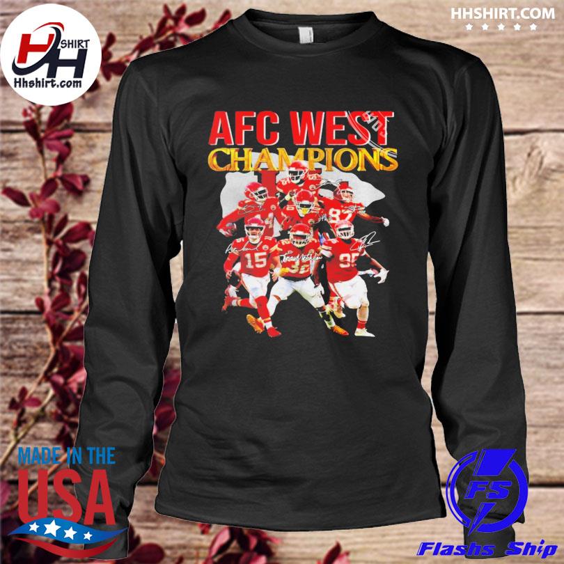 State Kansas City Chiefs 2022 AFC West Division Champions Signatures Shirt,  hoodie, sweater, long sleeve and tank top