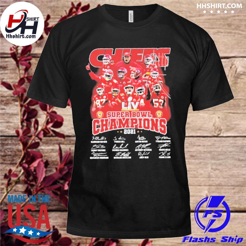 Kansas city Chiefs super bowl champions 2021 2022 signatures hot shirt,  hoodie, sweater, long sleeve and tank top