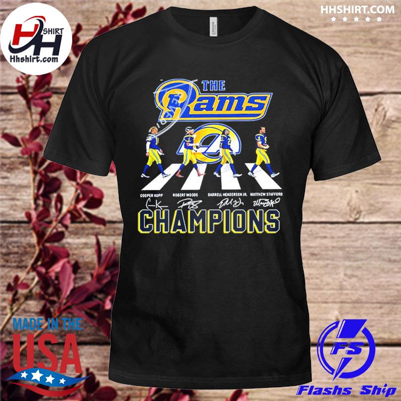 Los Angeles Rams Abbey Road Champions 2022 NFC Signature Shirt, hoodie,  sweater, long sleeve and tank top