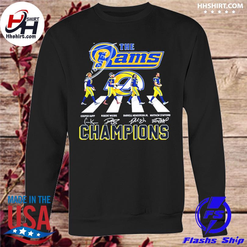 Los Angeles Rams Abbey Road Champions 2022 NFC Signature Shirt, hoodie,  sweater, long sleeve and tank top