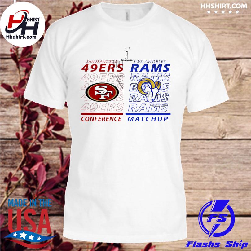 Official Niners vs rams 2022 nfc conference championship super bowl shirt,  hoodie, sweater, long sleeve and tank top