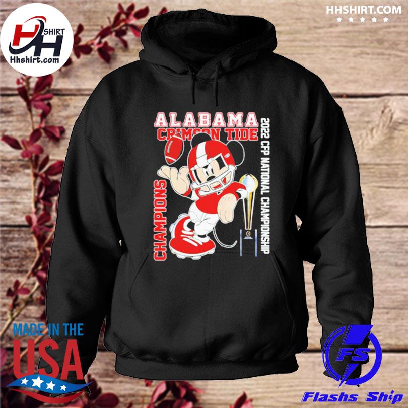 Mickey Mouse Alabama Crimson Tide Wins Champions 2022 CFP National