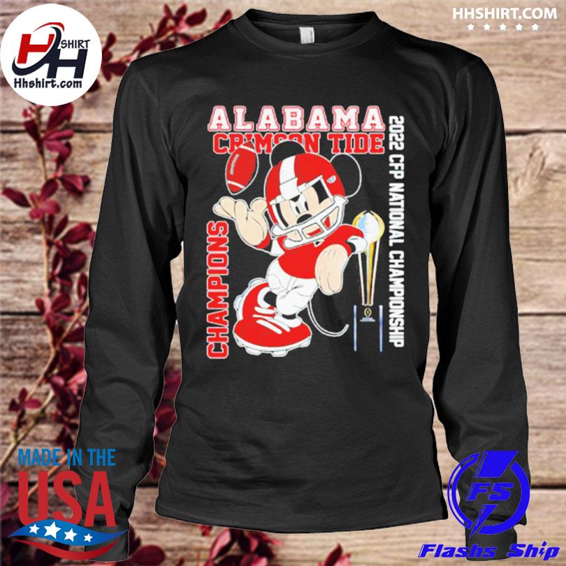 Top Alabama Crimson Tide Mickey Mouse NCAA National Championship