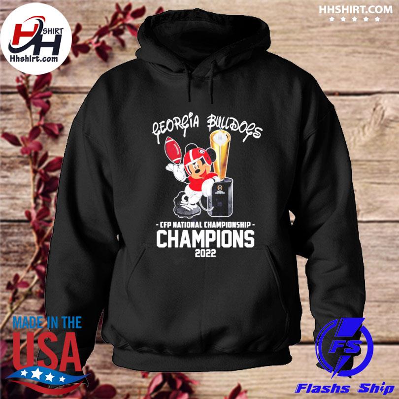 Mickey Mouse Georgia Bulldogs 2022 Cfp National Champions Shirt