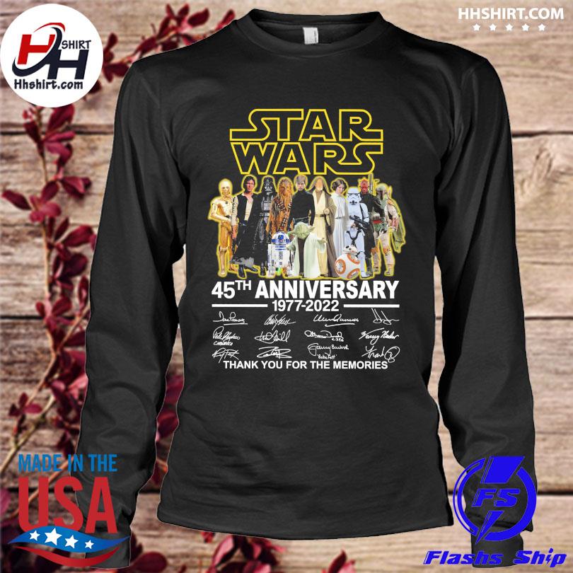 Star wars 45th anniversary 1977-2022 thank you for the memories