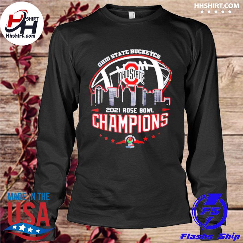 Ohio State Buckeyes Football Champions 2021 2022 Rose Bowl T-Shirt