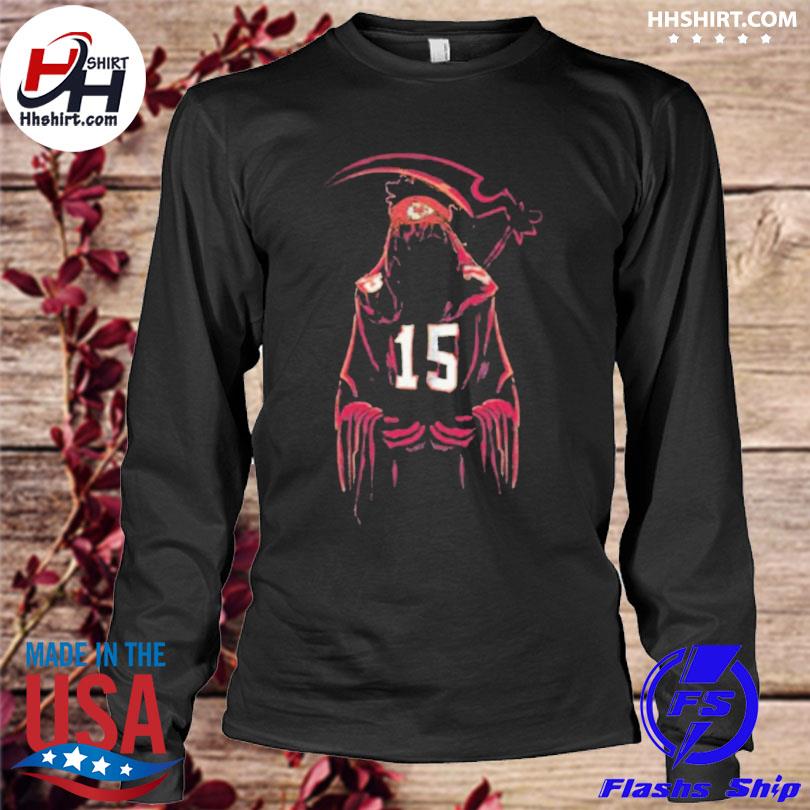 Patrick mahomes ii grim reaper 2022 shirt, hoodie, sweater, long