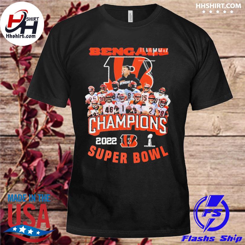 Super bowl 2022 cincinnati bengals champions shirt, hoodie, longsleeve tee,  sweater