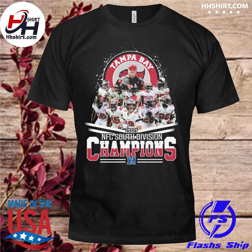 The Tampa Bay Buccaneers Nfc South Division 2021 Champions Signatures  Thanks Shirt, hoodie, sweater, long sleeve and tank top