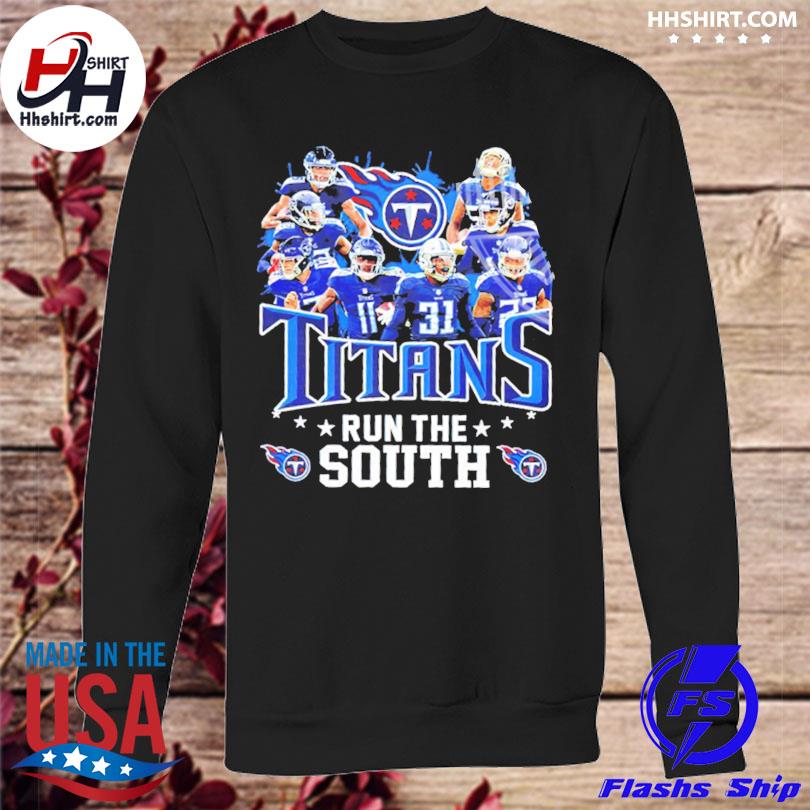 Tennessee Titans Run The South 2021 2022 Conference Championships Unisex T-Shirt  - Teeruto