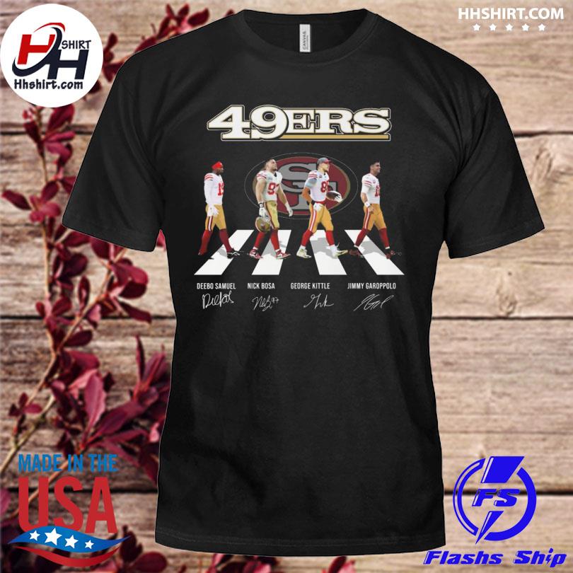 San Francisco 49ers Abbey Road Deebo Samuel Nick Bosa George