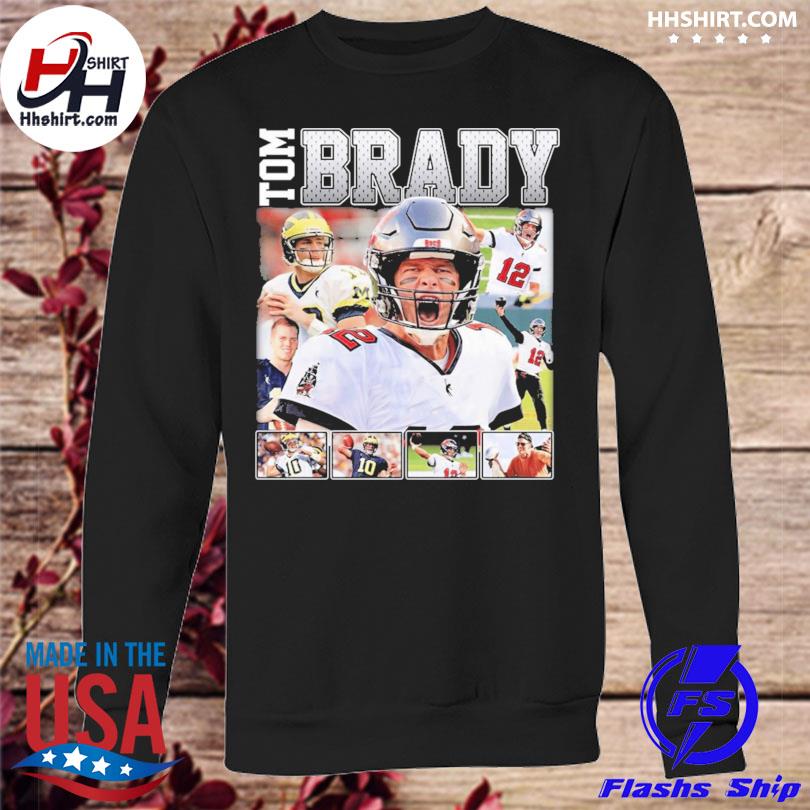 Tom Brady 12 The Goat Is Back T-shirt, hoodie, sweater, long