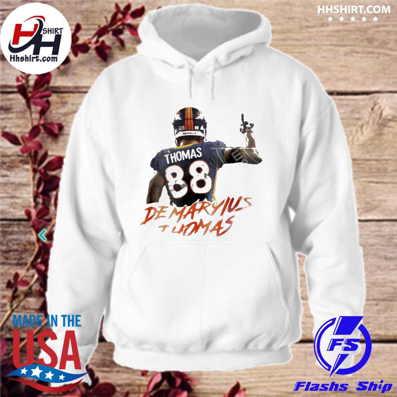 Von Miller wearing Demaryius Thomas Dreamathon shirt