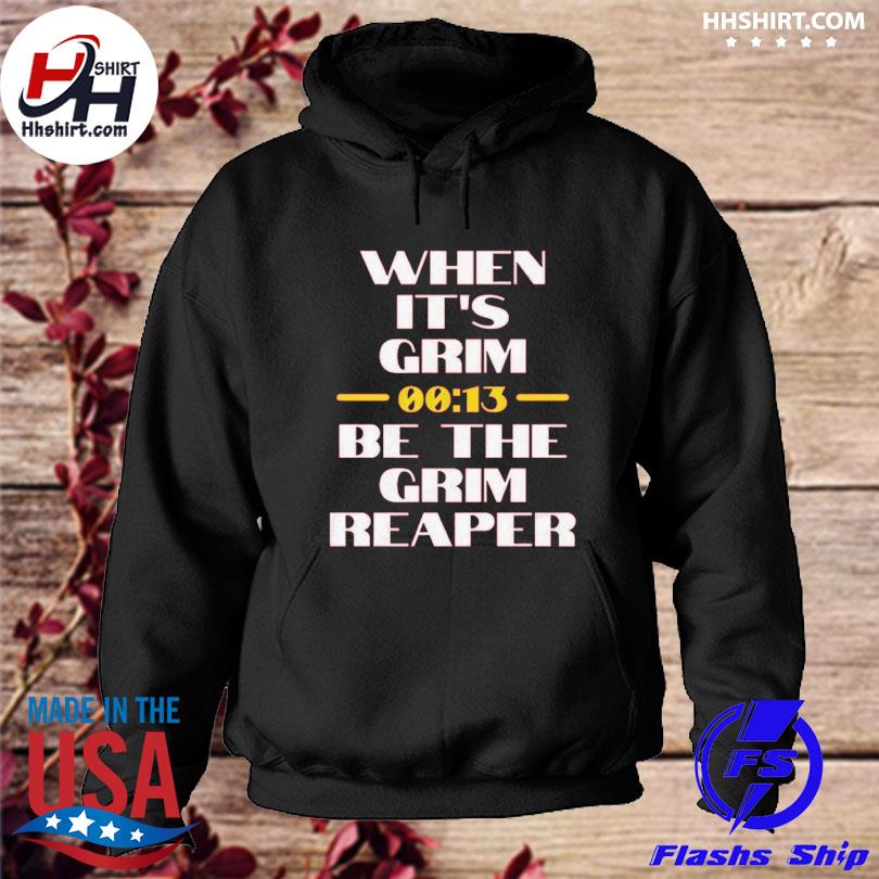 Chiefs When It's Grim, Be The Grim Reaper | Triblend Unisex Crewneck  T-Shirt