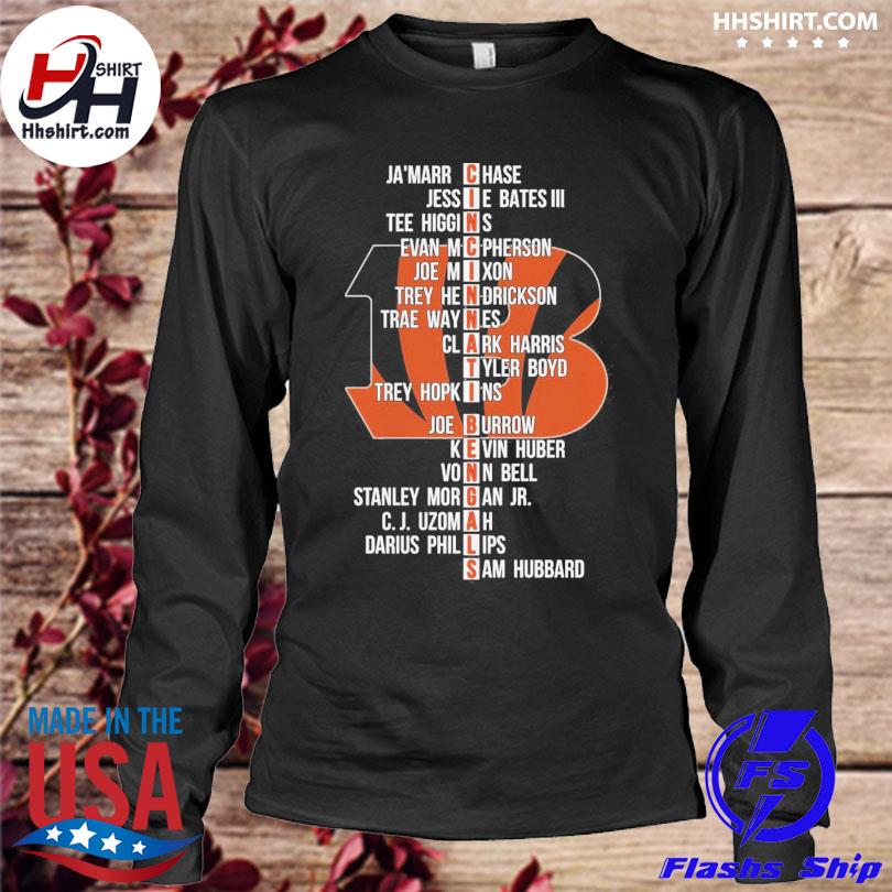 Ja'Marr Chase Cincinnati Bengals football shirt, hoodie, sweater, long  sleeve and tank top