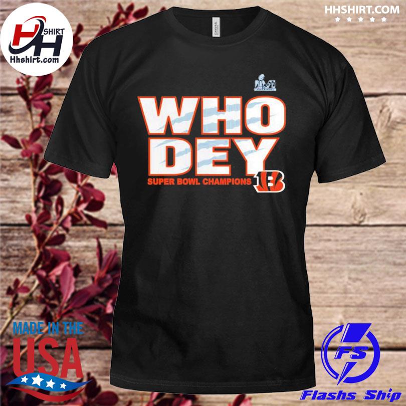 Cincinnati Bengals Super Bowl Champions 2022 Who Dey T-Shirt