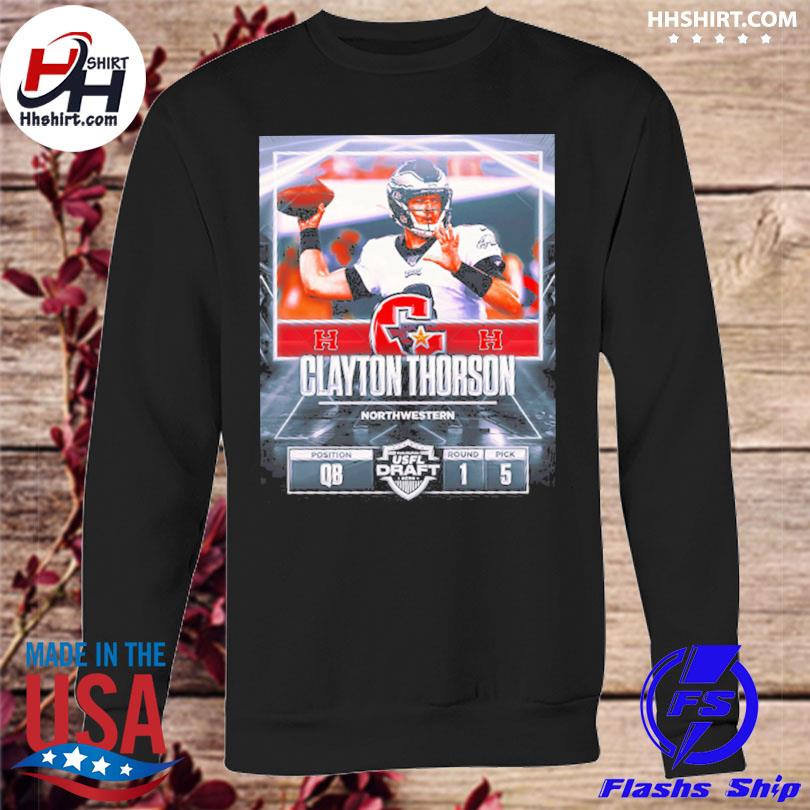 Clayton Thorson Houston Gamblers North Western USFL Draft 2022