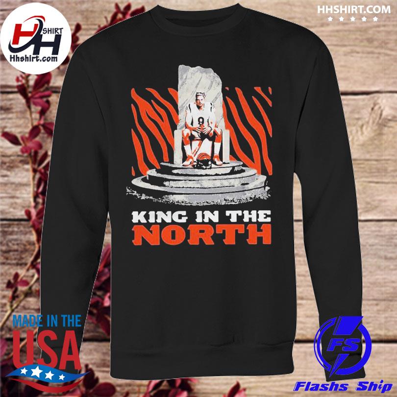 Joe Burrow King In The North Cincinnati Bengals 2022 Champion AFC North  Division Shirt, hoodie, longsleeve tee, sweater